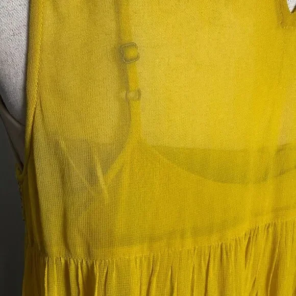 SUNDANCE CATALOG Beaded High Neck Halter Dress Large Indian Inspired Boho Gypsy - Picture 10 of 15